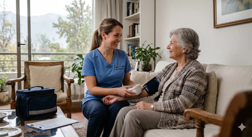 Los profesionales de salud que tu familiar necesita, en su propia casa