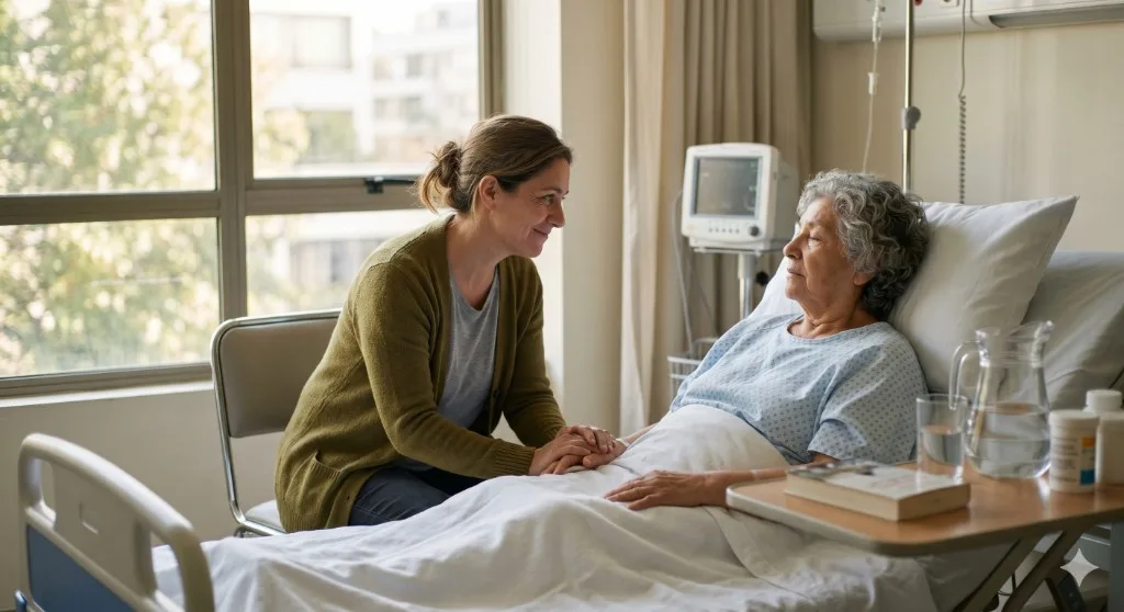 Tu familiar no tiene que estar solo en el hospital